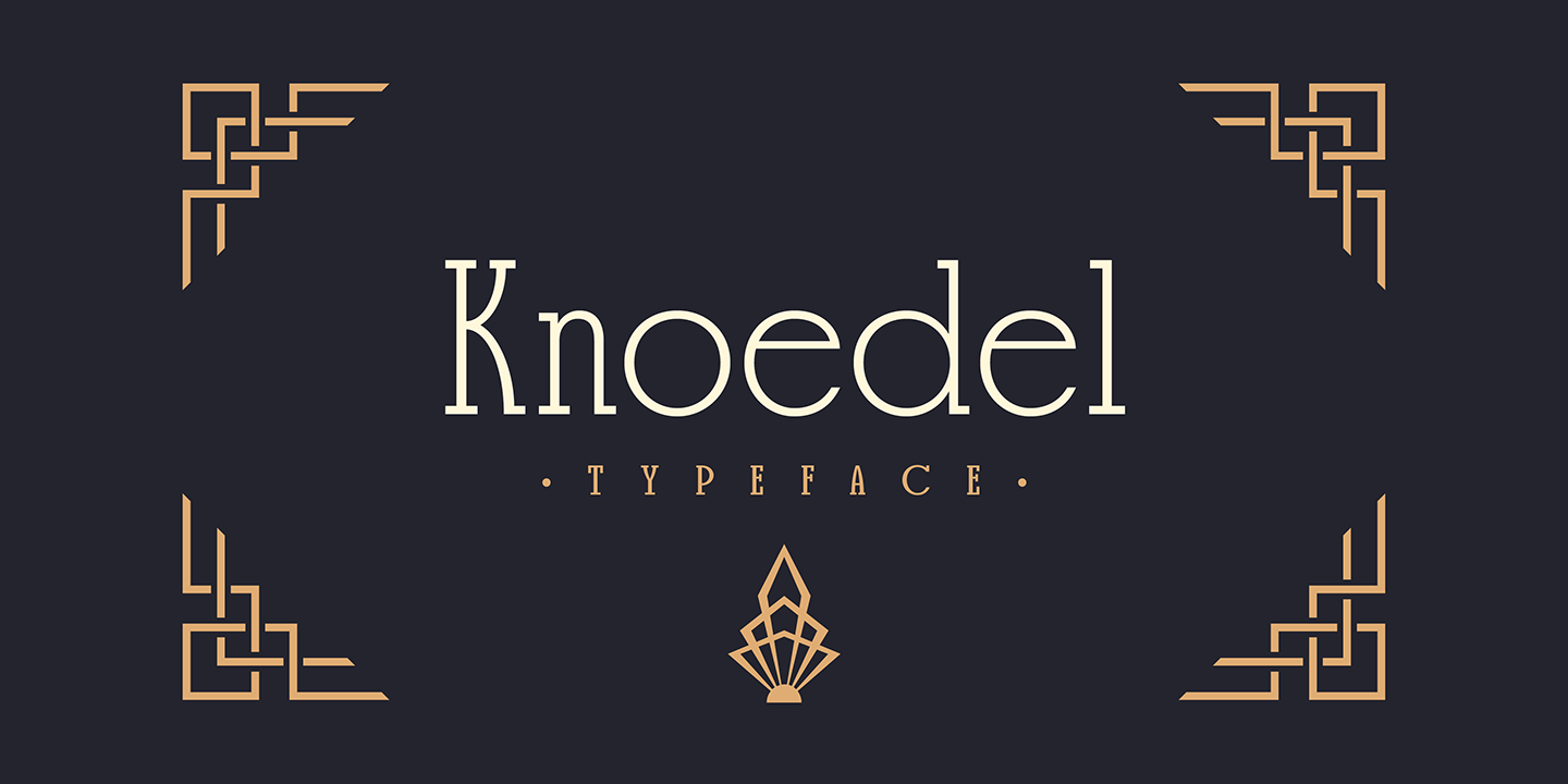 Knoedel Light Font preview